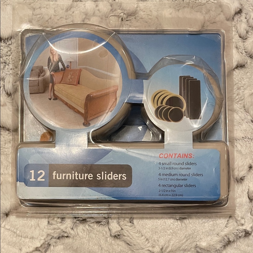 NWT ~ Furniture Sliders Set of 12 assorted sizes New in Package unopened